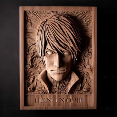 3D модель Light Yagami Death Note FROM NARUTO (STL)